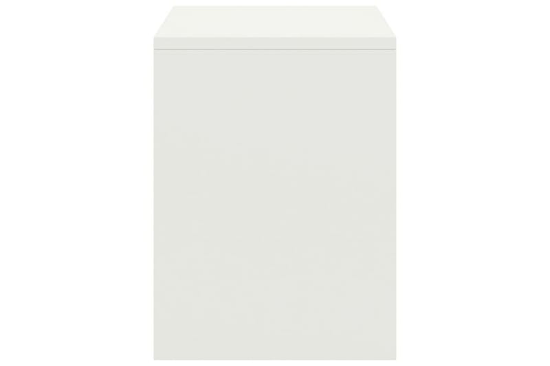 sengeborde 2 stk. 35x30x40 cm massivt fyrretræ hvid - Hvid - Møbler - Borde - Aflastningsbord - Sengebord
