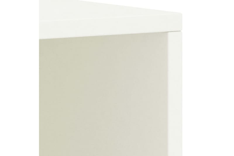 sengeborde 2 stk. 35x30x40 cm massivt fyrretræ hvid - Hvid - Sengebord