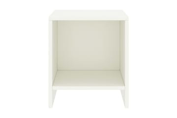 sengeborde 2 stk. 35x30x40 cm massivt fyrretræ hvid - Hvid - Møbler - Borde - Aflastningsbord - Sengebord