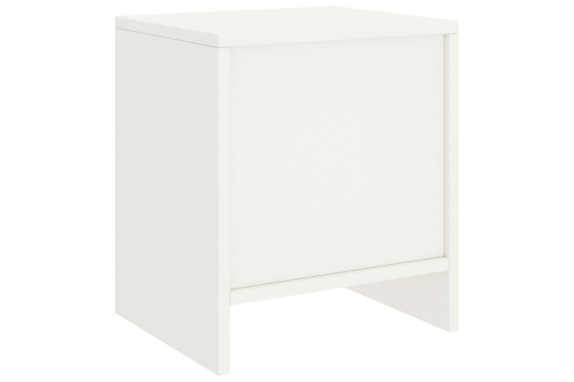 sengeborde 2 stk. 35x30x40 cm massivt fyrretræ hvid - Hvid - Møbler - Borde - Aflastningsbord - Sengebord
