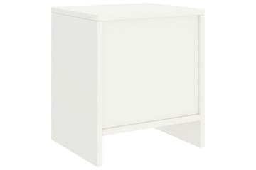 sengeborde 2 stk. 35x30x40 cm massivt fyrretræ hvid - Hvid - Møbler - Borde - Aflastningsbord - Sengebord