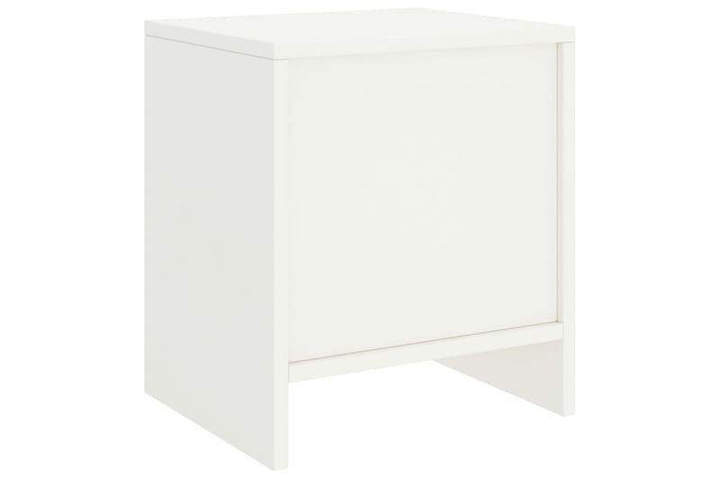 sengeborde 2 stk. 35x30x40 cm massivt fyrretræ hvid - Hvid - Sengebord