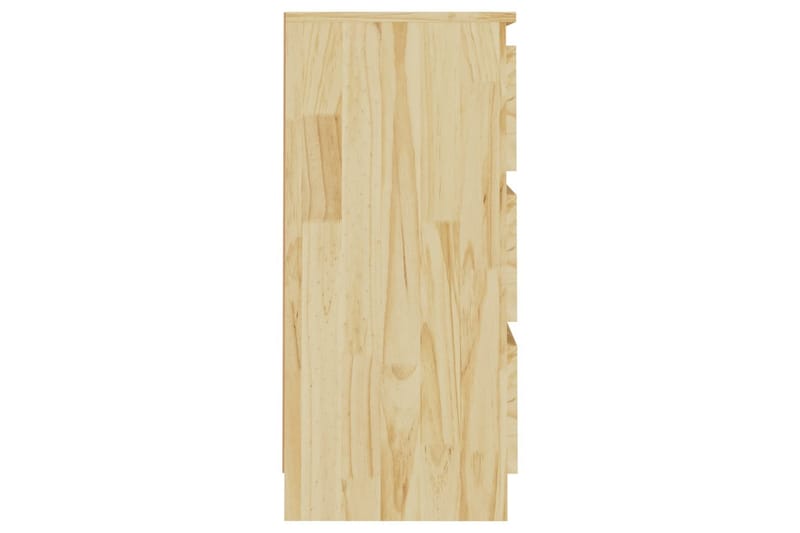 sengeborde 2 stk. 40x29,5x64 cm massivt fyrretræ - Brun - Sengebord