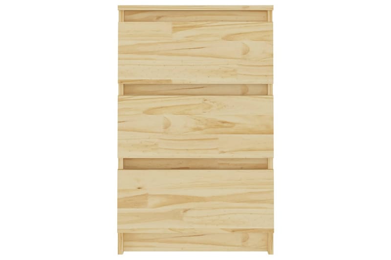 sengeborde 2 stk. 40x29,5x64 cm massivt fyrretræ - Brun - Sengebord