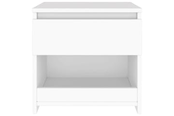 sengeborde 2 stk. 40x30x39 cm spånplade hvid - Hvid - Møbler - Borde - Aflastningsbord - Sengebord