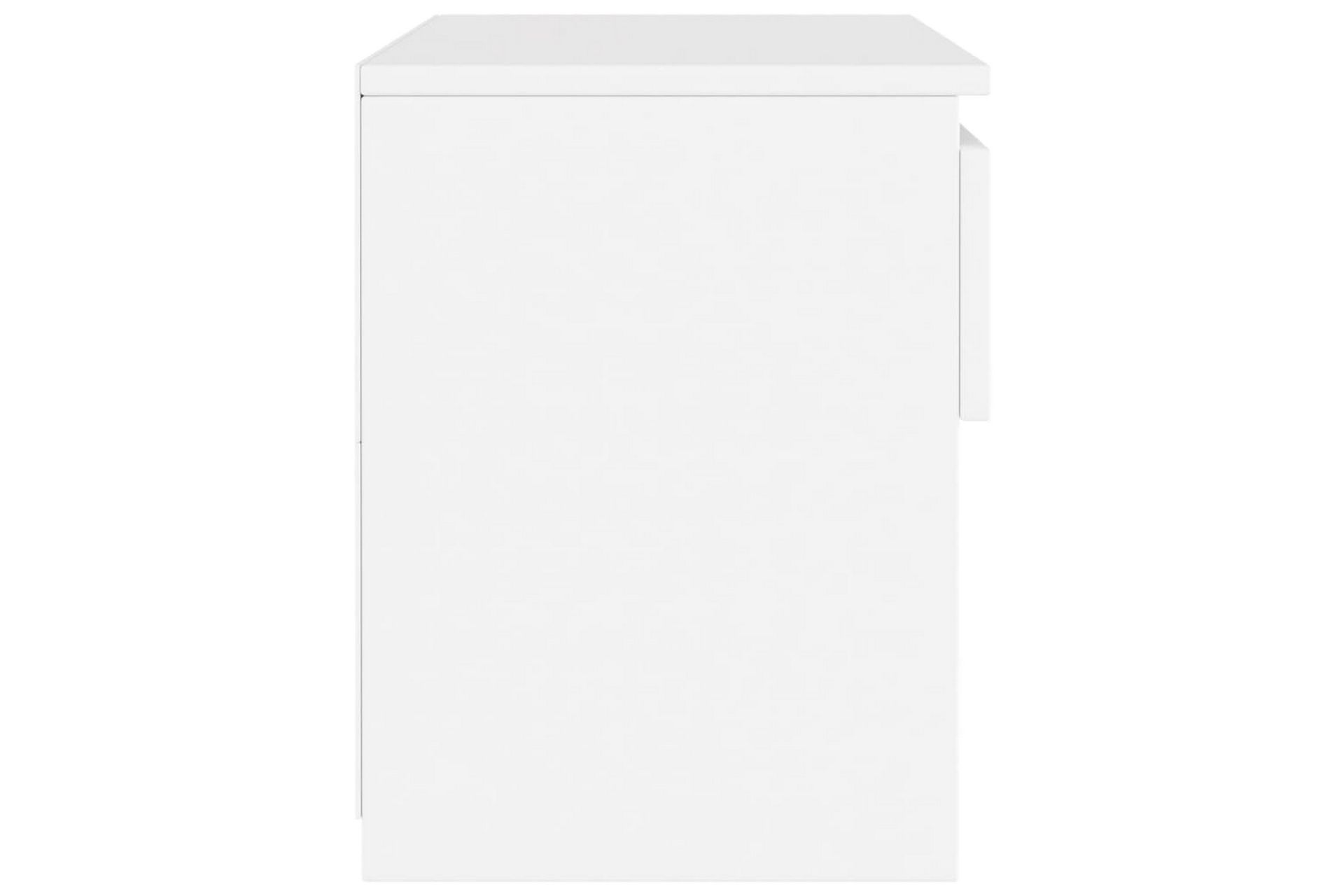 sengeborde 2 stk. 40x30x39 cm spånplade hvid - Hvid - Møbler - Borde - Aflastningsbord - Sengebord