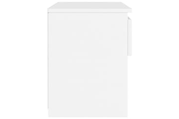 sengeborde 2 stk. 40x30x39 cm spånplade hvid - Hvid - Møbler - Borde - Aflastningsbord - Sengebord