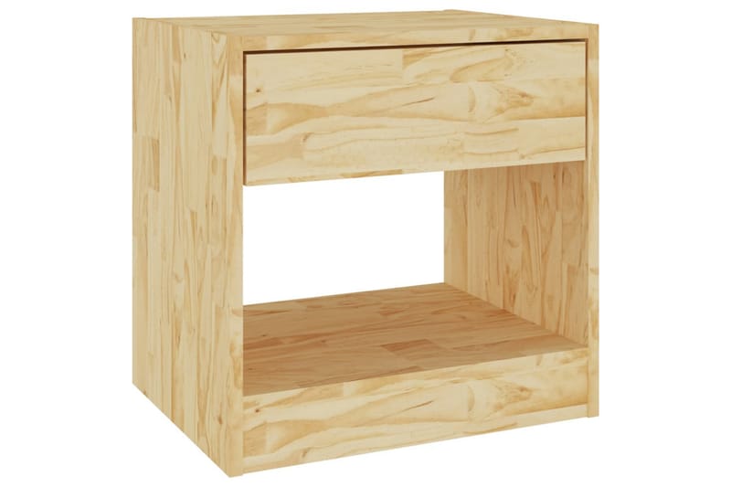 sengeborde 2 stk. 40x31x40 cm massivt fyrretræ - Brun - Sengebord