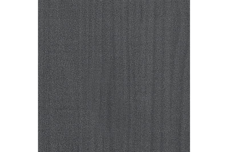 sengeborde 2 stk. 40x31x40 cm massivt fyrretræ grå - Grå - Sengebord