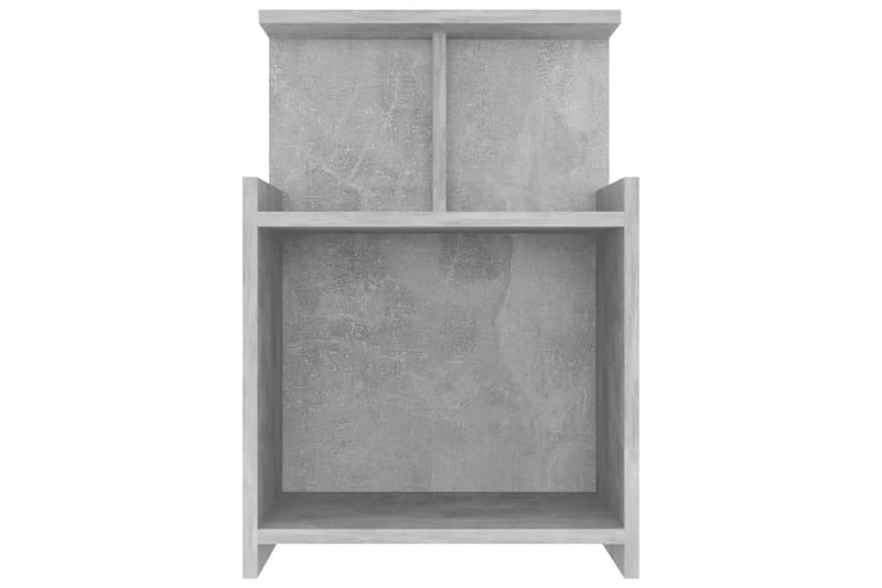 sengeborde 2 stk. 40x35x60 cm spånplade betongrå - Grå - Møbler - Borde - Aflastningsbord - Sengebord