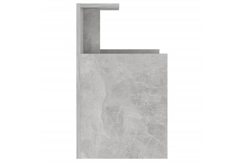 sengeborde 2 stk. 40x35x60 cm spånplade betongrå - Grå - Sengebord