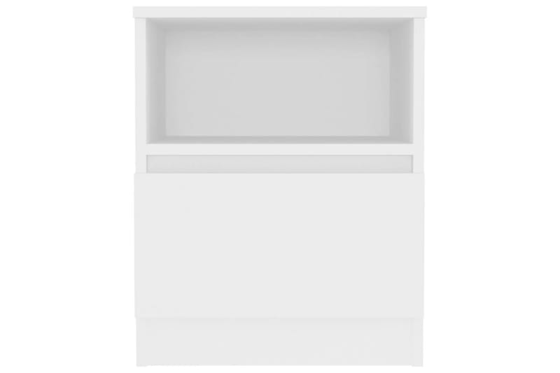 sengeborde 2 stk. 40x40x50 cm spånplade hvid - Hvid - Møbler - Borde - Aflastningsbord - Sengebord