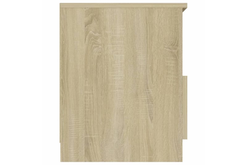 sengeborde 2 stk. 40x40x50 cm spånplade sonoma-eg - Brun - Møbler - Borde - Aflastningsbord - Sengebord