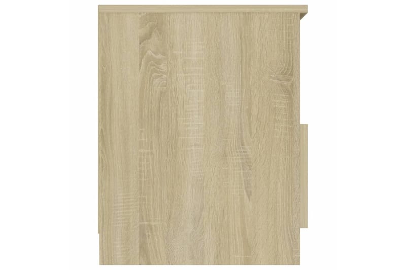 sengeborde 2 stk. 40x40x50 cm spånplade sonoma-eg - Brun - Sengebord