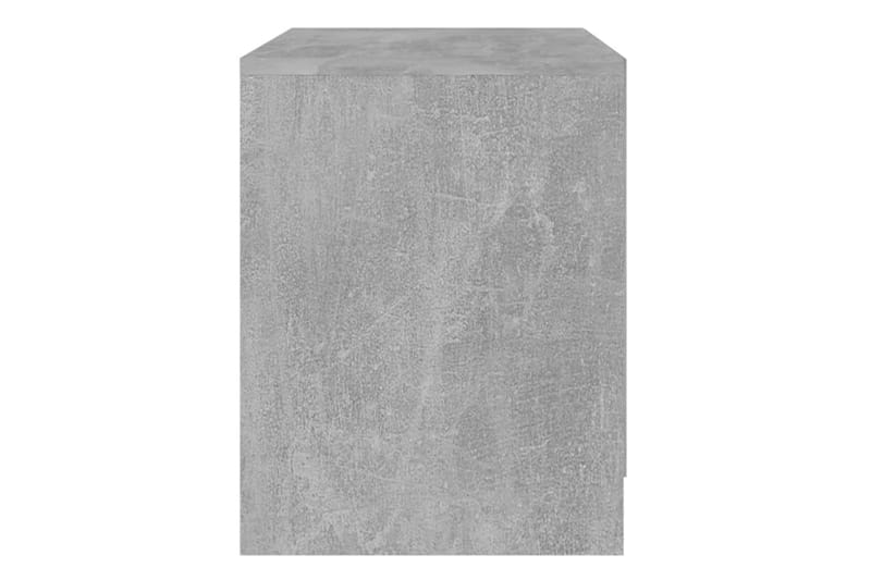 sengeborde 2 stk. 45x34,5x44,5 cm spånplade betongrå - Grå - Møbler - Borde - Aflastningsbord - Sengebord