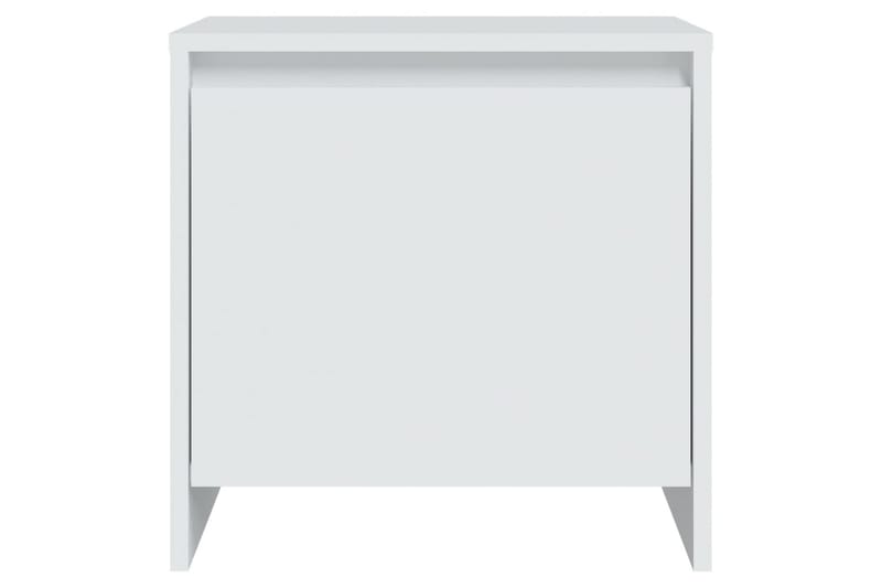 sengeborde 2 stk. 45x34x44,5 cm spånplade hvid - Hvid - Møbler - Borde - Aflastningsbord - Sengebord