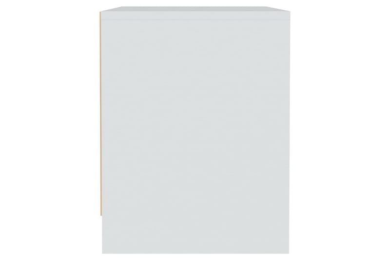 sengeborde 2 stk. 45x34x44,5 cm spånplade hvid - Hvid - Sengebord