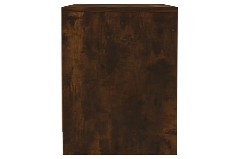 sengeborde 2 stk. 45x34x44,5 cm spånplade røget egetræsfarve - Brun - Sengebord