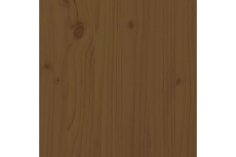 sengeramme 90x190 cm UK Single massivt fyrretræ gyldenbrun - Brun - Sengebord