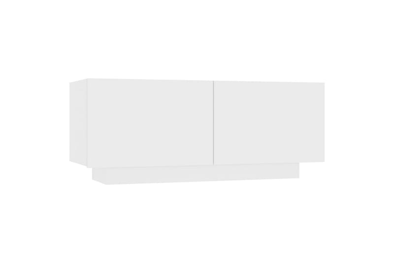 sengeskab 100x35x40 cm spånplade hvid - Hvid - Sengebord