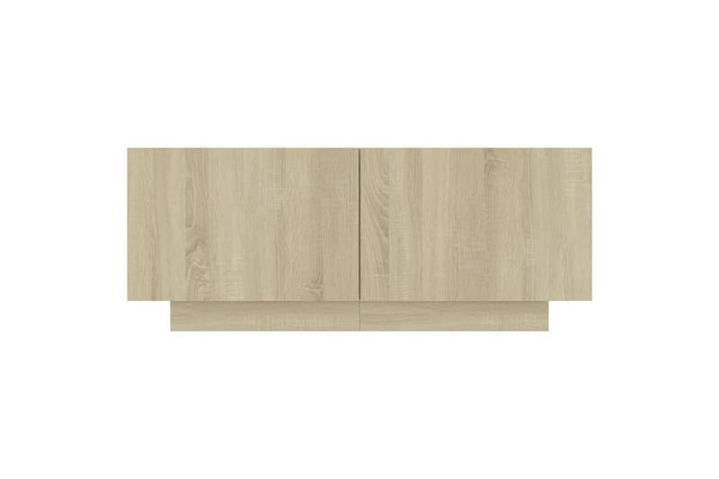 sengeskab 100x35x40 cm spånplade sonoma-eg - Brun - Sengebord