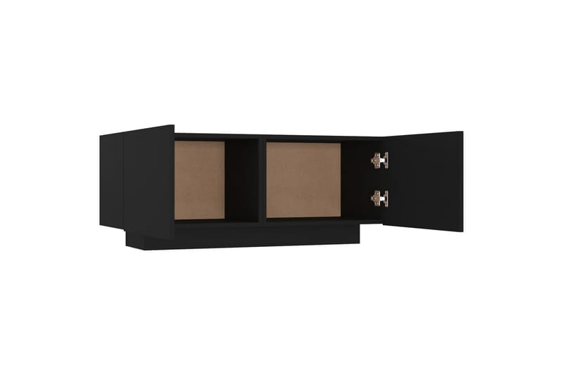 sengeskab 100x35x40 cm spånplade sort - Sort - Møbler - Borde - Aflastningsbord - Sengebord