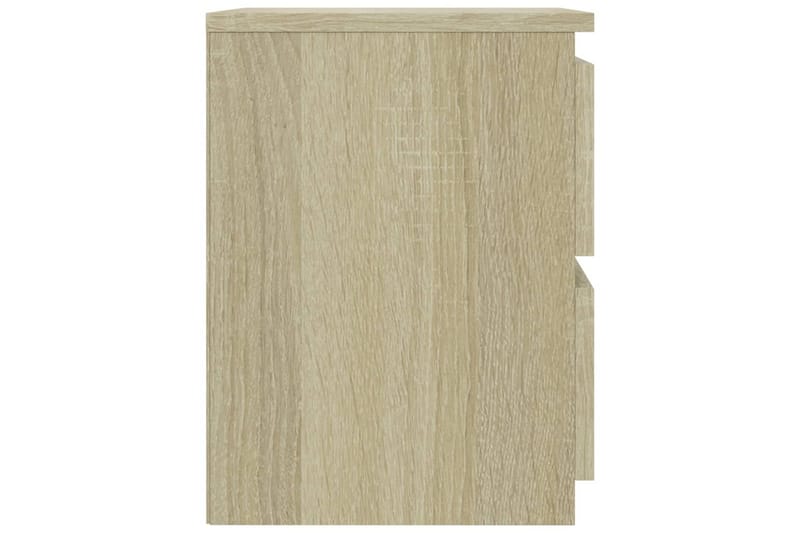 Sengeskab 2 stk. 30x30x40 cm spånplade sonoma-egetræsfarvet - Brun - Møbler - Borde - Aflastningsbord - Sengebord