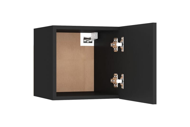 sengeskab 30,5x30x30 cm spånplade sort - Sort - Møbler - Borde - Aflastningsbord - Sengebord