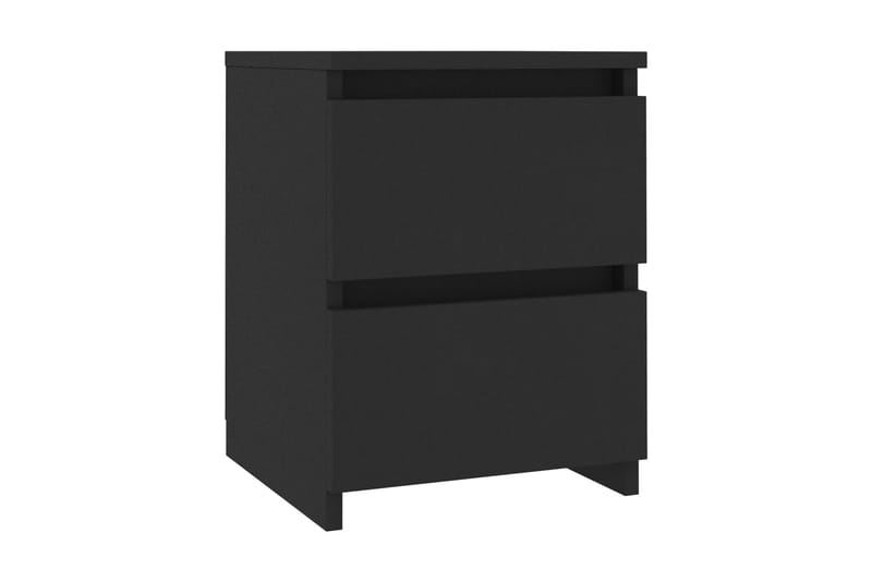 Sengeskab 30x30x40 cm Spånplade Sort - Møbler - Borde - Aflastningsbord - Sengebord