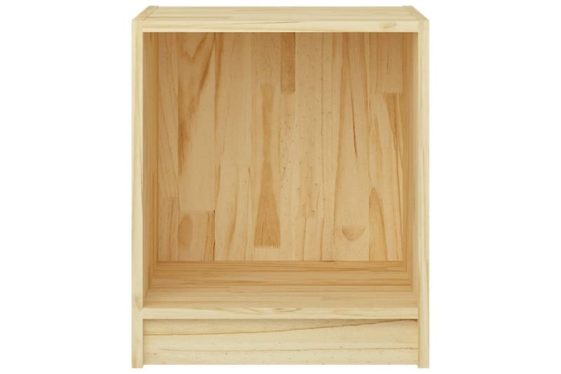 sengeskab 35,5x33,5x41,5 cm massivt fyrretræ - Brun - Møbler - Borde - Aflastningsbord - Sengebord