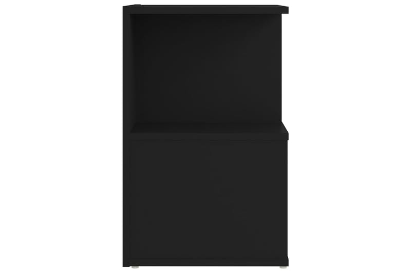 sengeskab 35x35x55 cm spånplade sort - Sort - Møbler - Borde - Aflastningsbord - Sengebord