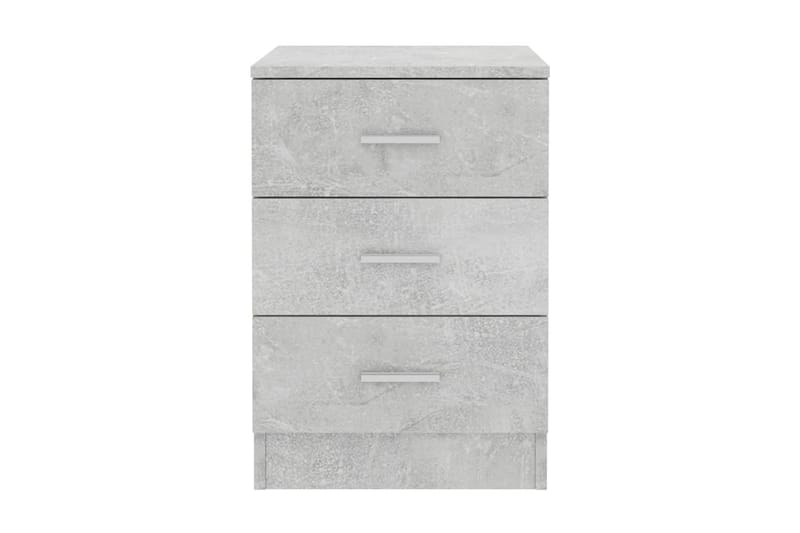 Sengeskab 38 x 35 x 65 cm spånplade betongrå - Grå - Møbler - Borde - Aflastningsbord - Sengebord