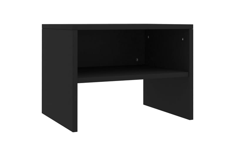 Sengeskab 40 X 30 X 30 Cm Spånplade Sort - Sort - Møbler - Borde - Aflastningsbord - Sengebord