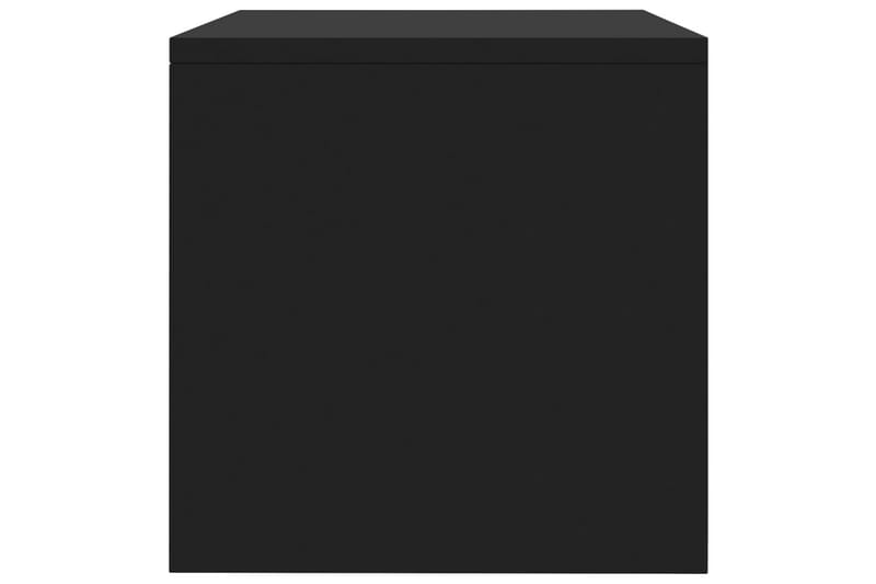 Sengeskab 40 X 30 X 30 Cm Spånplade Sort - Sort - Møbler - Borde - Aflastningsbord - Sengebord