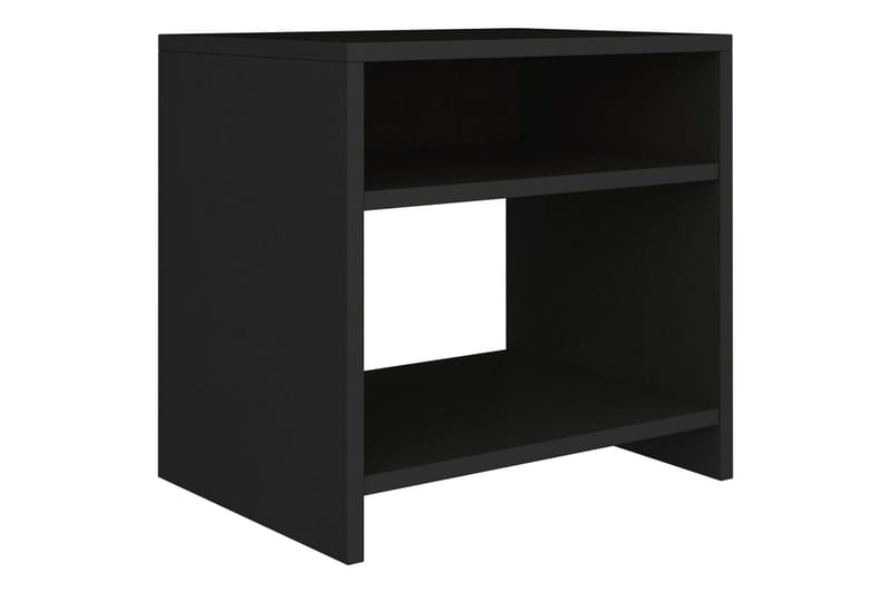 Sengeskab 40 X 30 X 40 Cm Spånplade Sort - Sort - Møbler - Borde - Aflastningsbord - Sengebord