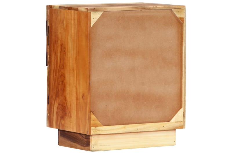 Sengeskab 40 X 30 X 50 Cm Massivt Genanvendt Træ - Brun - Møbler - Borde - Aflastningsbord - Sengebord