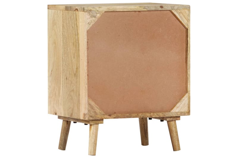 Sengeskab 40 X 30 X 50 Cm Massivt Mangotræ - Brun - Møbler - Borde - Aflastningsbord - Sengebord