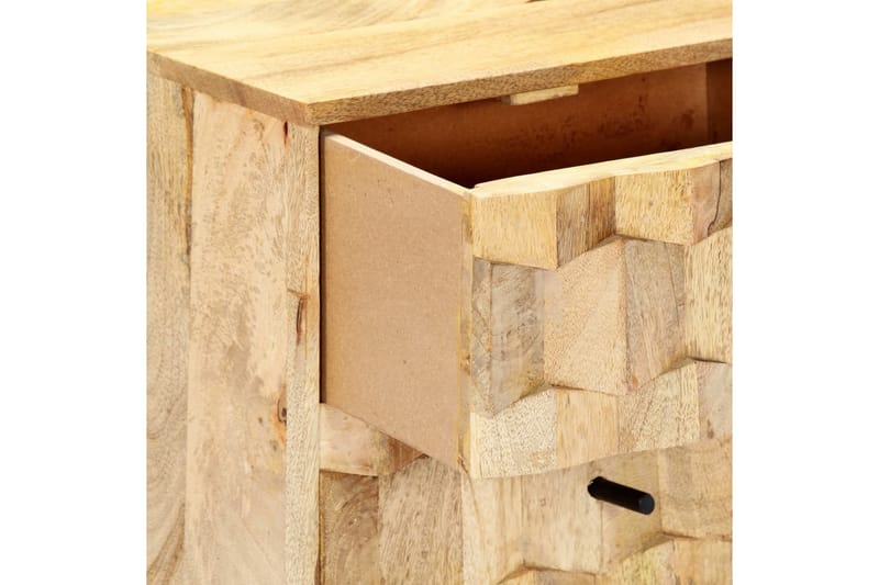 Sengeskab 40 X 30 X 50 Cm Massivt Mangotræ - Brun - Møbler - Borde - Aflastningsbord - Sengebord