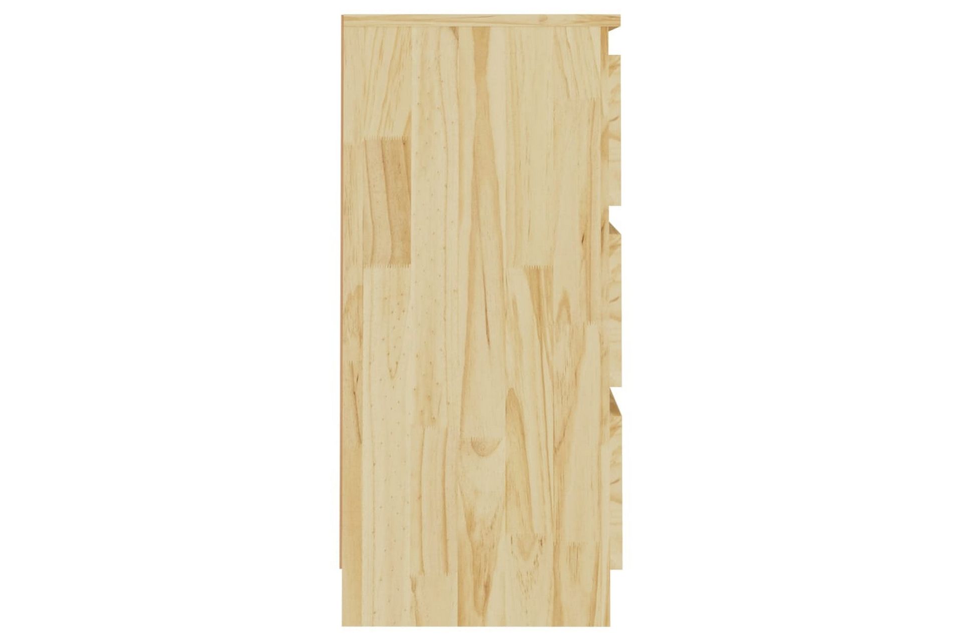 sengeskab 40x29,5x64 cm massivt fyrretræ - Brun - Møbler - Borde - Aflastningsbord - Sengebord
