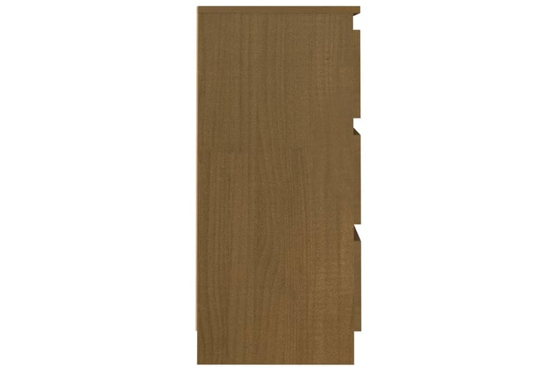 sengeskab 40x29,5x64 cm massivt fyrretræ  honningbrun - Brun - Sengebord