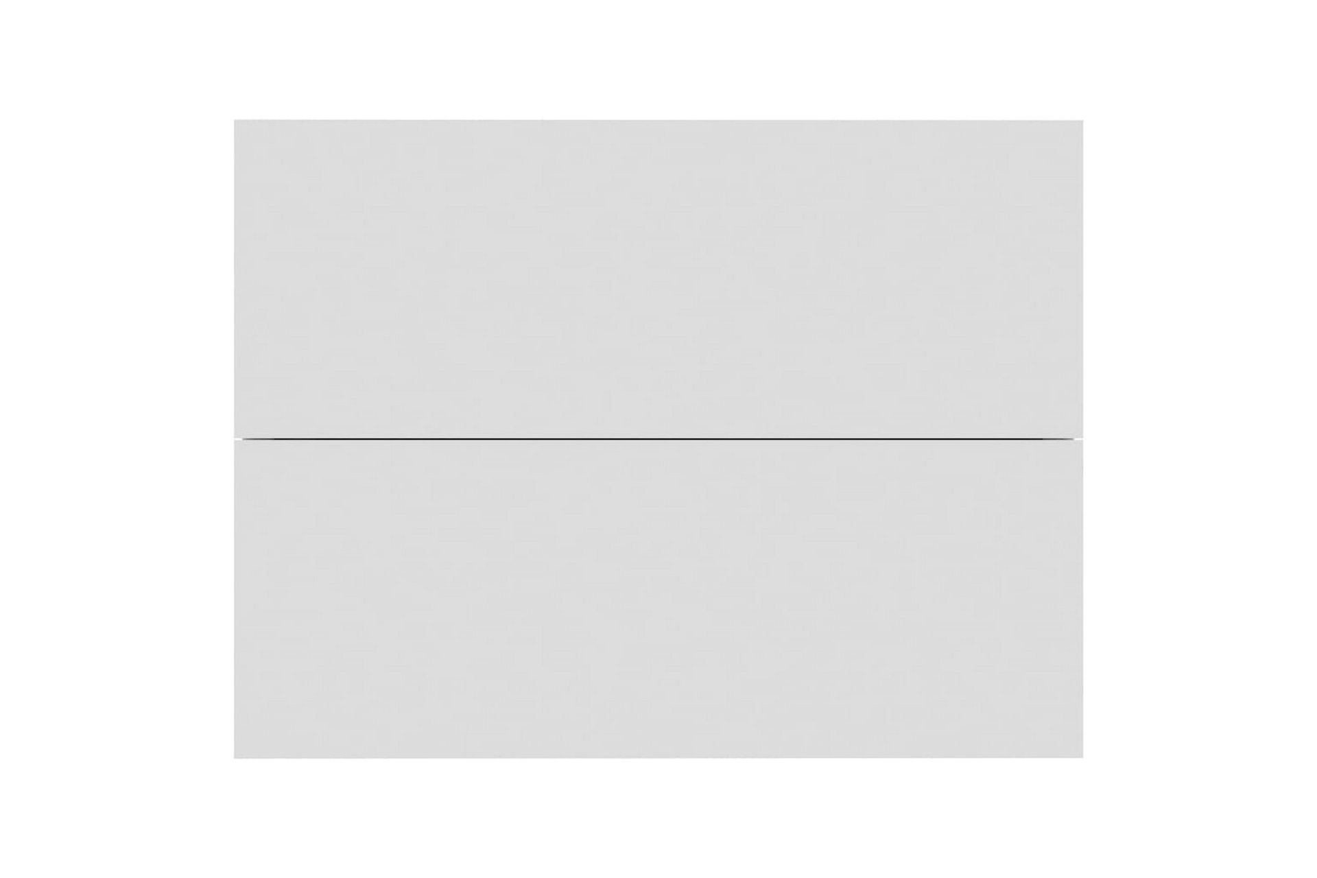 Sengeskab 40x30x30 cm Spånplade Hvid - Hvid - Møbler - Borde - Aflastningsbord - Sengebord