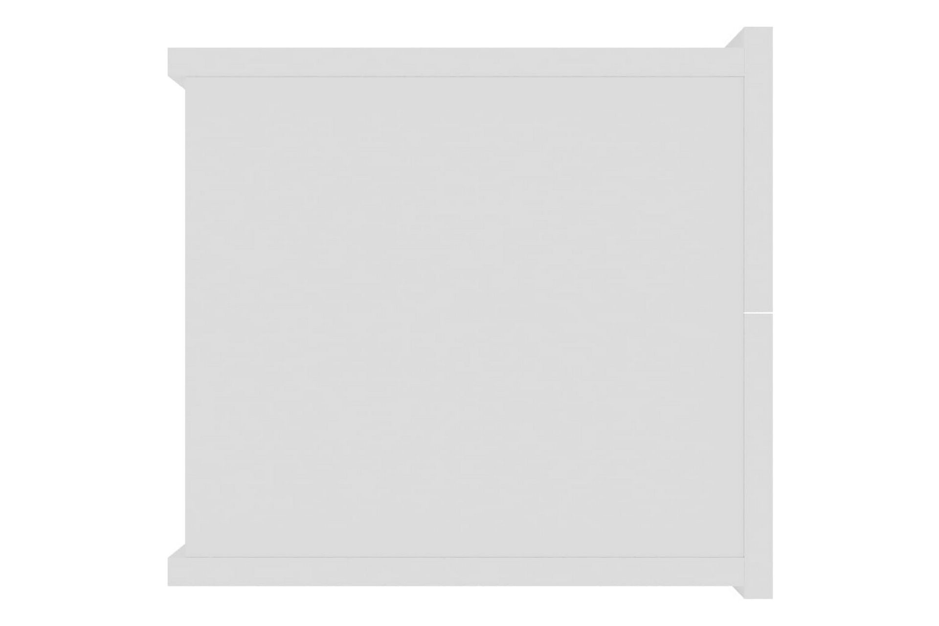 Sengeskab 40x30x30 cm Spånplade Hvid - Hvid - Møbler - Borde - Aflastningsbord - Sengebord