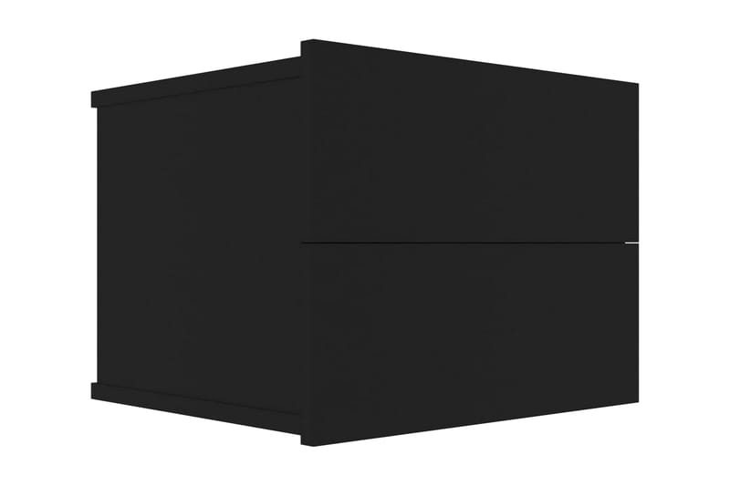 Sengeskab 40x30x30 cm Spånplade Sort - Sort - Møbler - Borde - Aflastningsbord - Sengebord