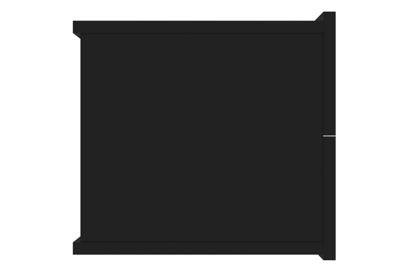 Sengeskab 40x30x30 cm Spånplade Sort - Sort - Møbler - Borde - Aflastningsbord - Sengebord
