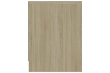 Sengeskab 40x30x40 cm Spånplade Sonoma-Eg - Brun - Møbler - Borde - Aflastningsbord - Sengebord