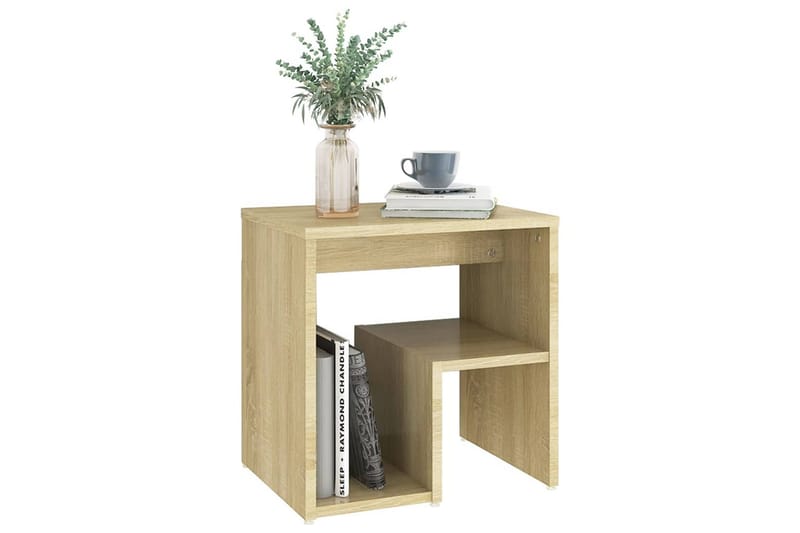 sengeskab 40x30x40 cm spånplade sonoma-eg - Brun - Møbler - Borde - Aflastningsbord - Sengebord