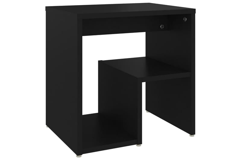 sengeskab 40x30x40 cm spånplade sort - Sort - Møbler - Borde - Aflastningsbord - Sengebord