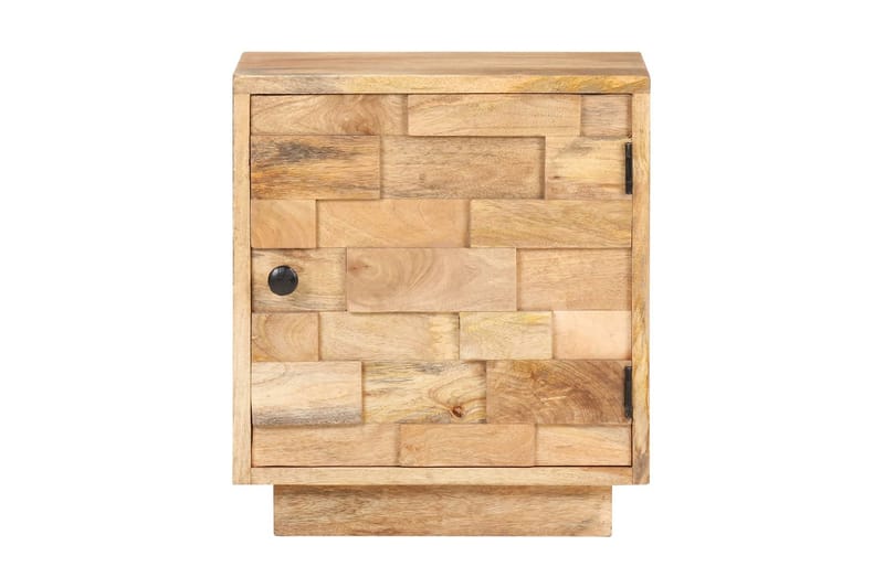 Sengeskab 40x30x45 cm massivt mangotræ - Brun - Møbler - Borde - Aflastningsbord - Sengebord
