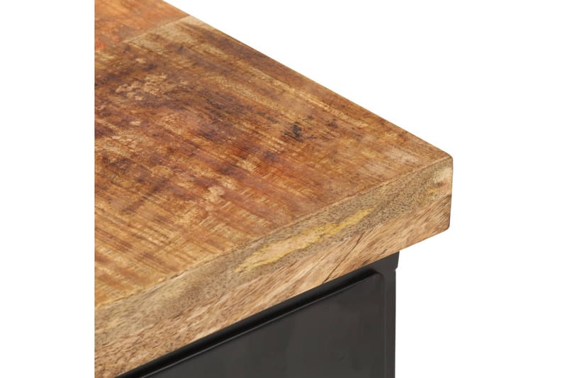 Sengeskab 40X30X52 cm Ru Mangotræ - Sort - Møbler - Borde - Aflastningsbord - Sengebord
