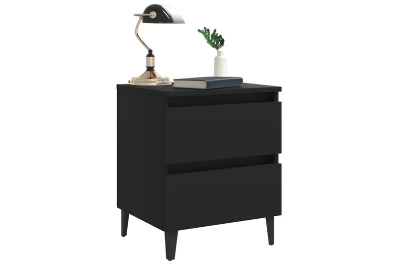 sengeskab 40x35x50 cm sort - Sort - Møbler - Borde - Aflastningsbord - Sengebord